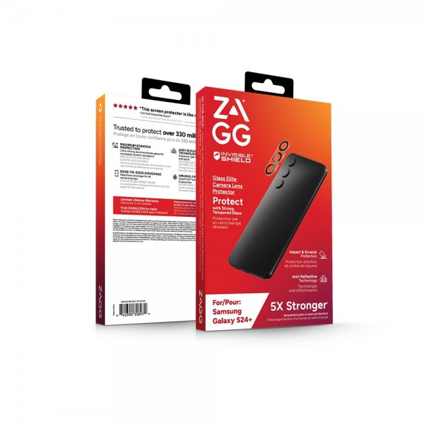 Zagg InvisibleShield Samsung Galaxy S24 Plus Kamerabeskytter Glass Elite Camera Protector