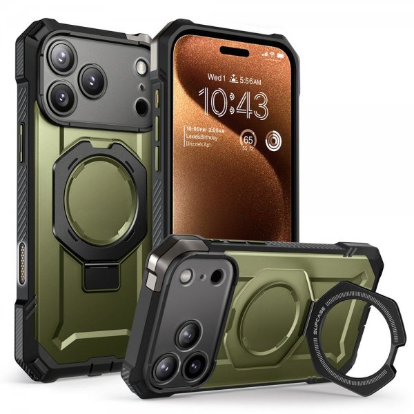 Supcase iPhone 17 Pro Max Deksel UB Grip MagSafe Grønn