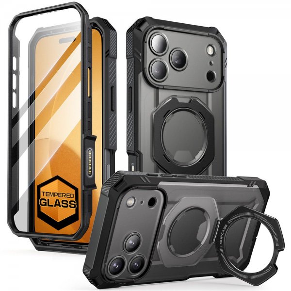 Supcase iPhone 17 Pro Max Deksel UB Grip Pro MagSafe Svart