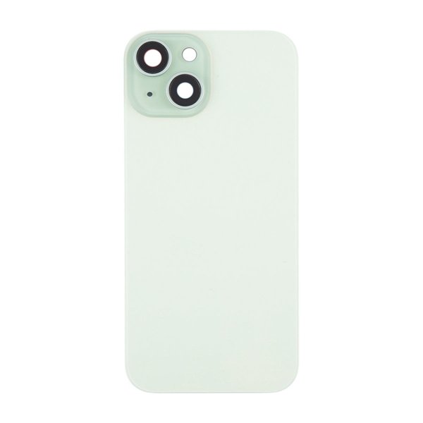 iPhone 15 Plus baksideglass med magnet og kameralinse - grønn