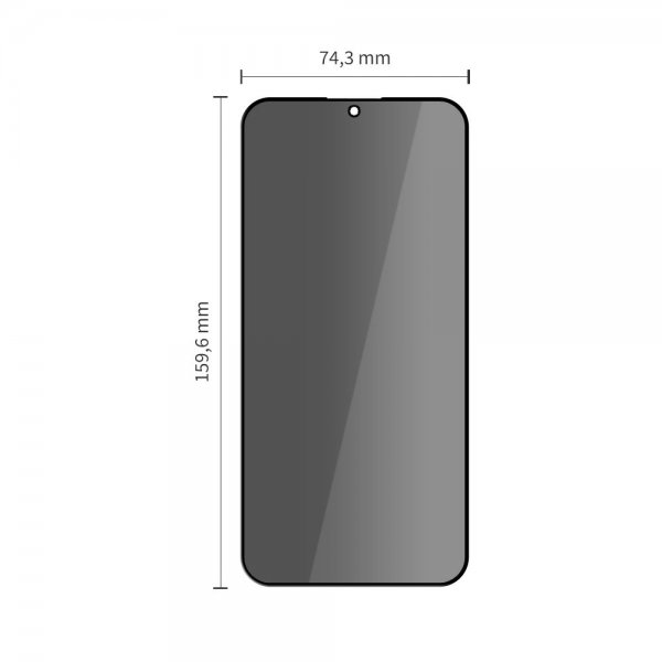 Tech-Protect Xiaomi 15T/15T Pro Skjermbeskytter Glass Spy+ 2-pakning