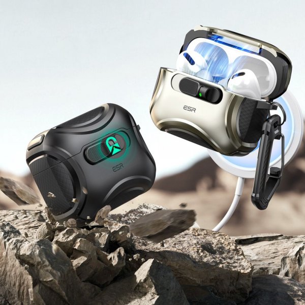 ESR AirPods Pro 3 Deksel Cyber FlickLock MagSafe Sølv