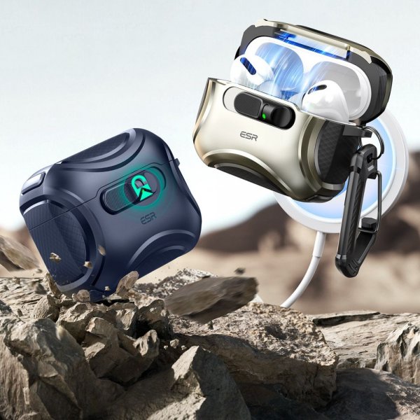ESR AirPods Pro 3 Deksel Cyber FlickLock MagSafe Blå