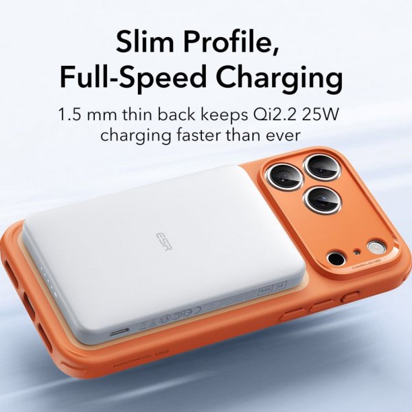 ESR iPhone 17 Pro Deksel Classic Hybrid MagSafe Oransje