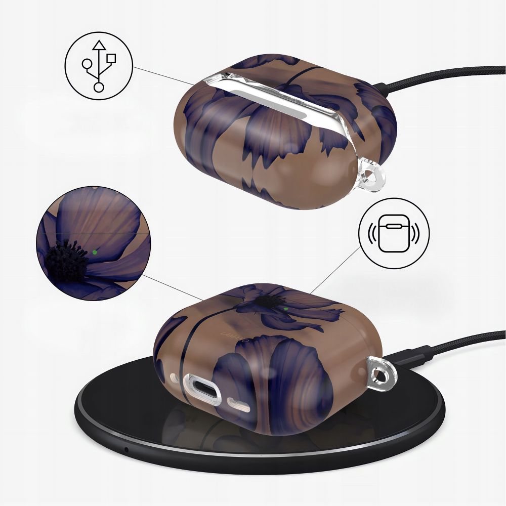 Tech-Protect AirPods 4/5 Deksel Lamano Blomstrete