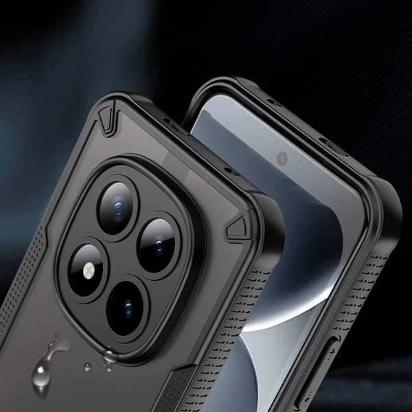 Tech-Protect Xiaomi Redmi Note 15 Pro+ 5G Deksel Rugged Shield Svart
