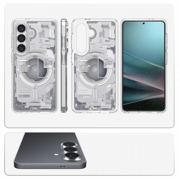 Spigen Samsung Galaxy S26 Plus Deksel Ultra Hybrid MagFit Zero One Hvit