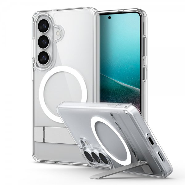 Spigen Samsung Galaxy S26 Plus Deksel Ultra Hybrid S MagFit Clear White