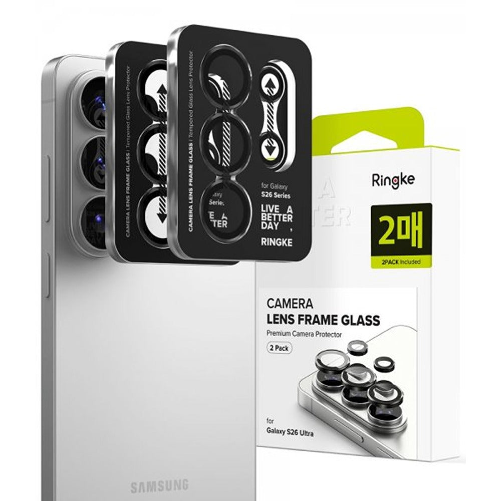 Ringke Samsung Galaxy S26 Ultra Kamerabeskytter Camera Lens Frame 2-pakning