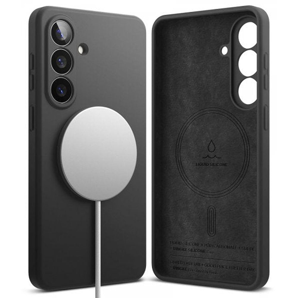 Ringke Samsung Galaxy S26 Plus Deksel Silicone Magnetic Svart