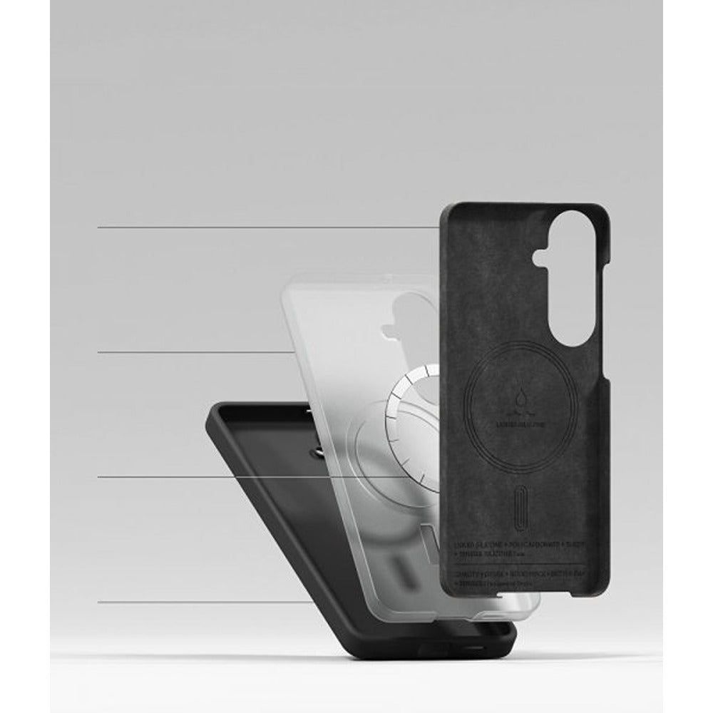Ringke Samsung Galaxy S26 Plus Deksel Silicone Magnetic Svart