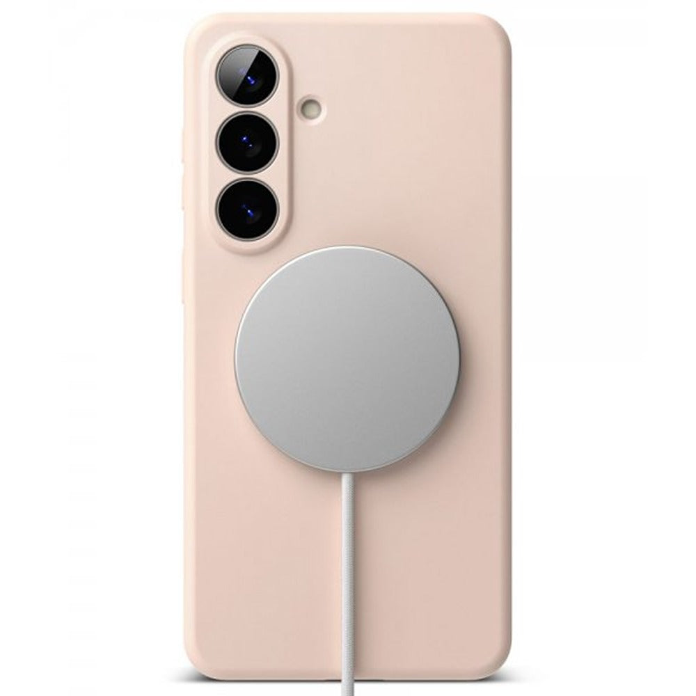 Ringke Samsung Galaxy S26 Plus Deksel Silicone Magnetic Rosa