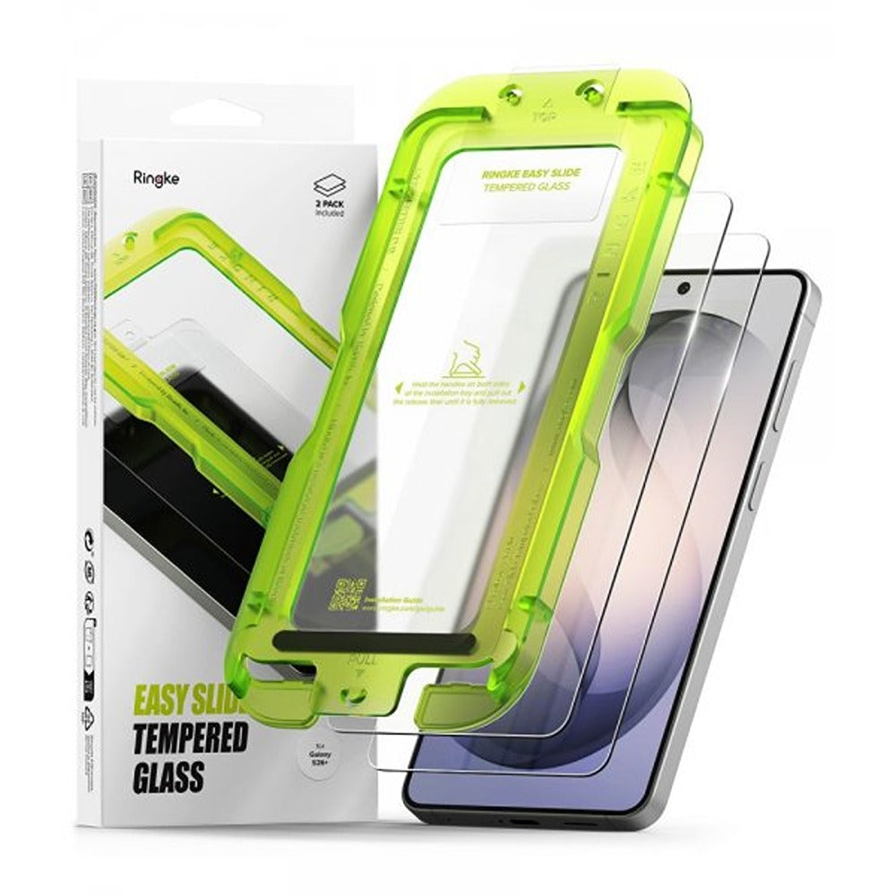 Ringke Samsung Galaxy S26 Plus Skjermbeskytter Easy Slide 2-pakning