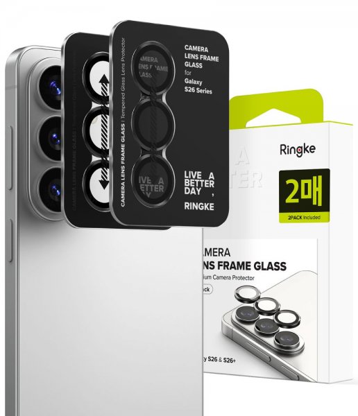 Ringke Samsung Galaxy S26/Galaxy S26 Plus Kamerabeskytter Camera Lens Frame 2-pakning