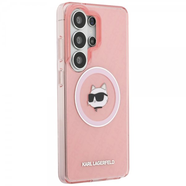 Karl Lagerfeld Samsung Galaxy S26 Ultra Deksel Choupette MagSafe Rosa