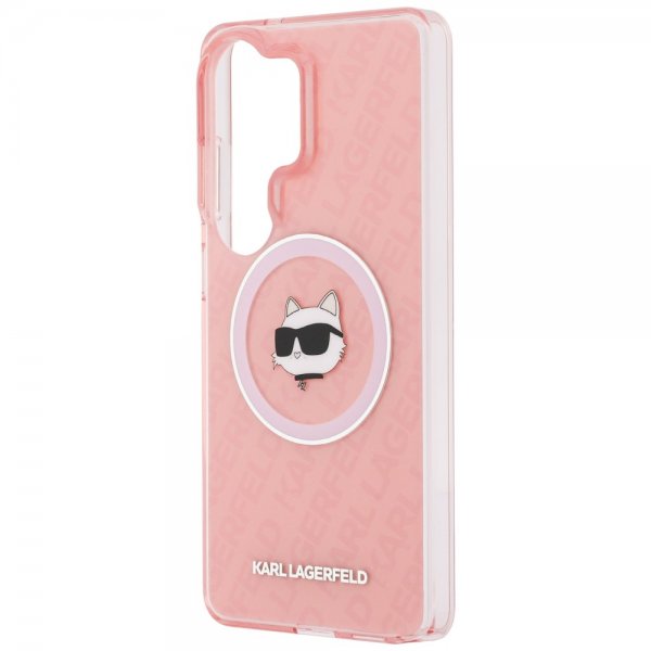Karl Lagerfeld Samsung Galaxy S26 Ultra Deksel Choupette MagSafe Rosa