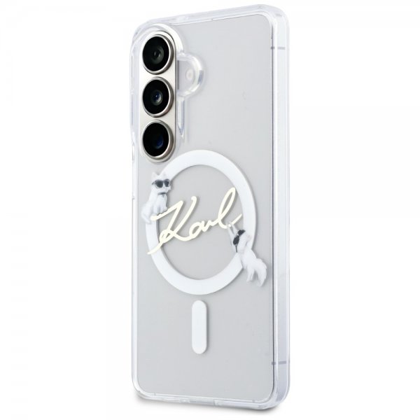 Karl Lagerfeld Samsung Galaxy S26 Plus Deksel Script MagSafe Transparent