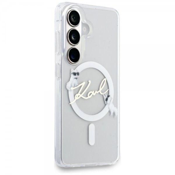 Karl Lagerfeld Samsung Galaxy S26 Plus Deksel Script MagSafe Transparent