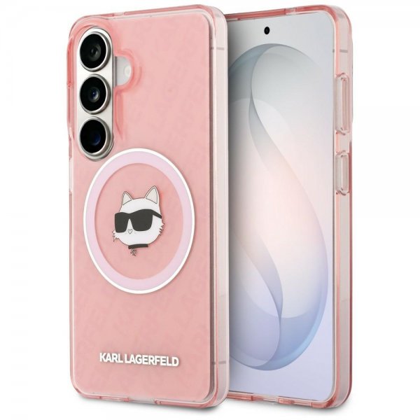 Karl Lagerfeld Samsung Galaxy S26 Plus Deksel Choupette MagSafe Rosa