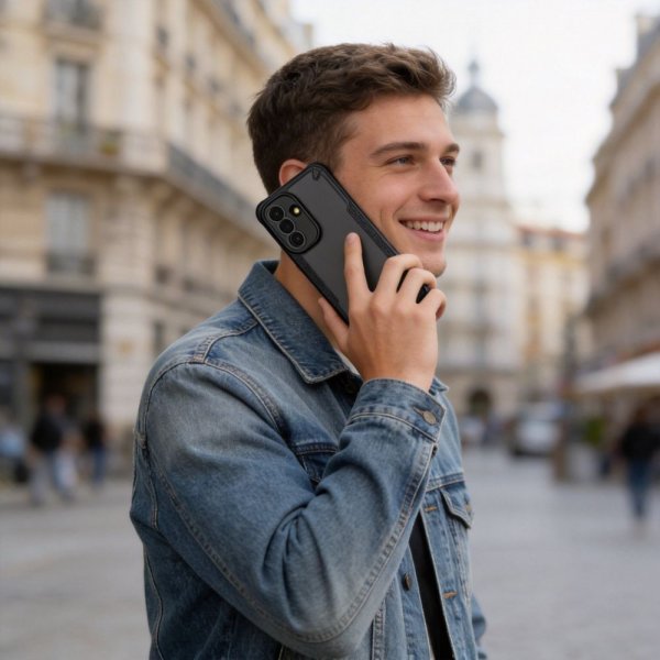 Tech-Protect Samsung Galaxy A37 Deksel Rugged Shield Svart
