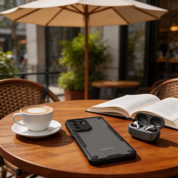 Tech-Protect Samsung Galaxy A57 Deksel Rugged Shield Svart