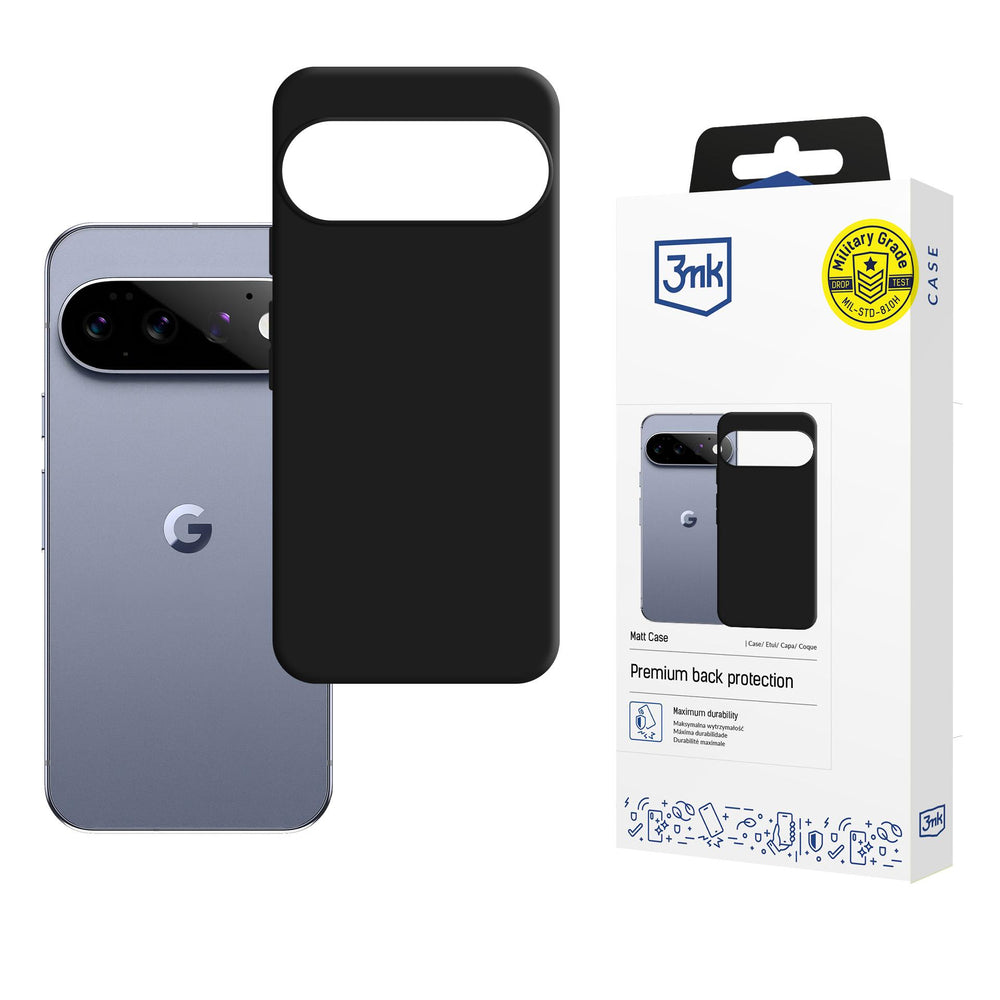 3mk Google Pixel 11/Google Pixel 11 Pro Deksel Matt Case Svart