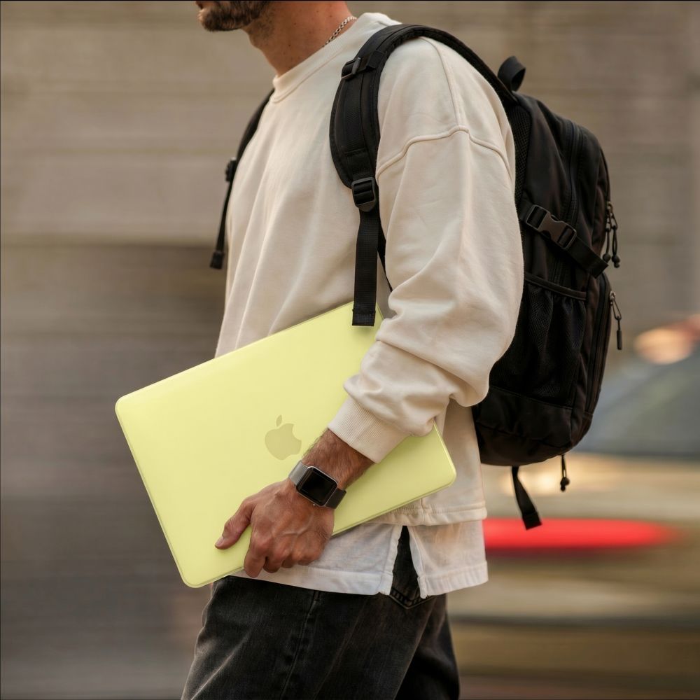 Tech-Protect MacBook Neo 13 Deksel SoftShell Gul