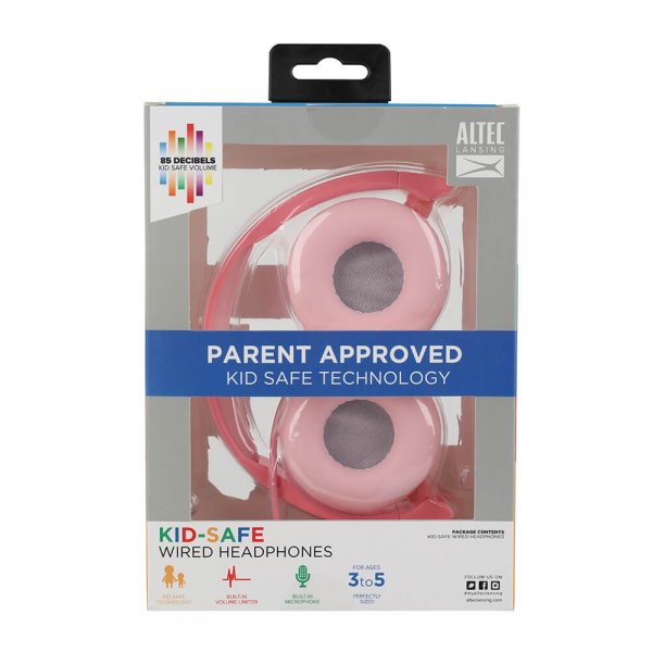 Altec Lansing Hodetelefoner Barn Kablet On-Ear Rosa