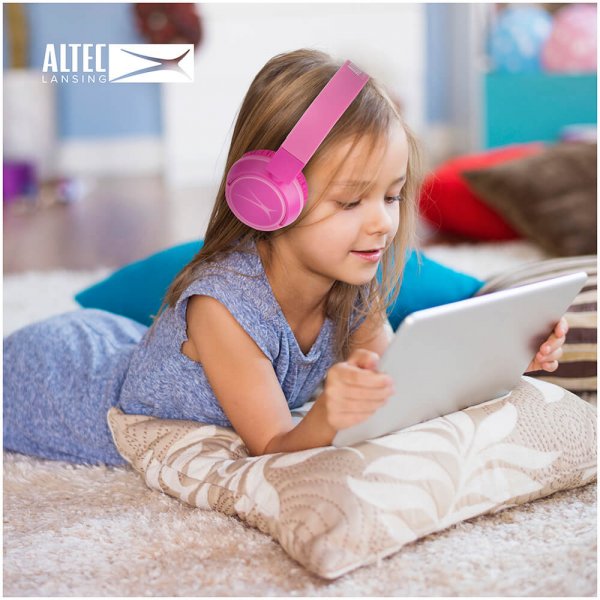 Altec Lansing Hodetelefoner Barn Trådløs 2in1 On-Ear Rosa