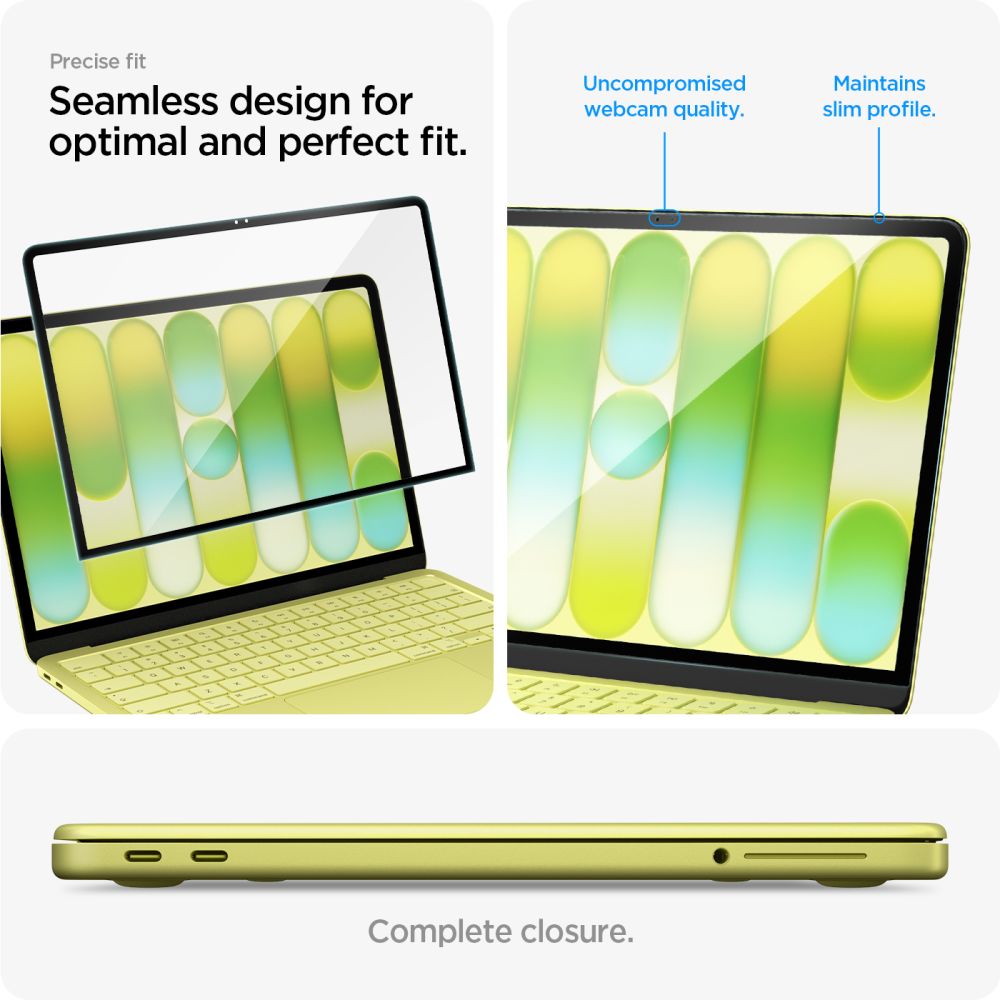Spigen MacBook Neo 13 Skjermbeskytter Glas.tR Slim