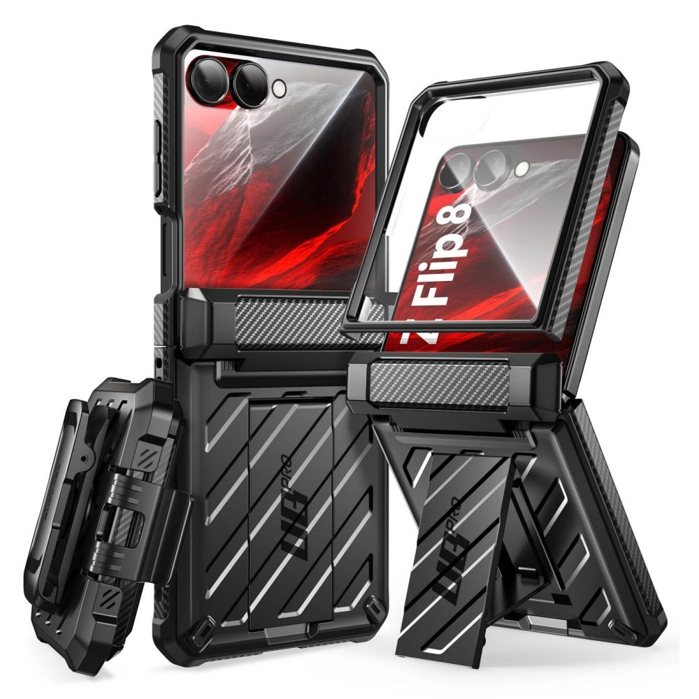 Supcase Samsung Galaxy Z Flip 8 Skal Unicorn Beetle Pro Svart