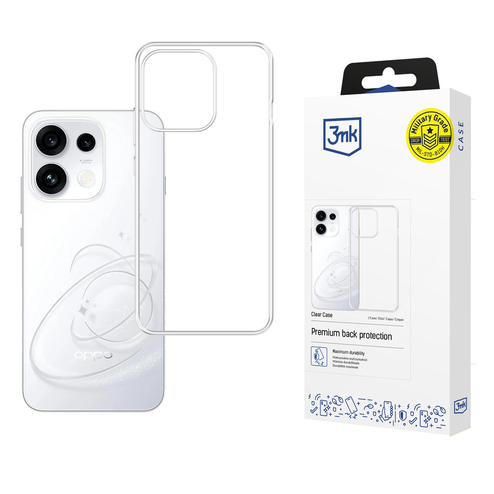 3mk Oppo Reno16 F Deksel Clear Case Klar