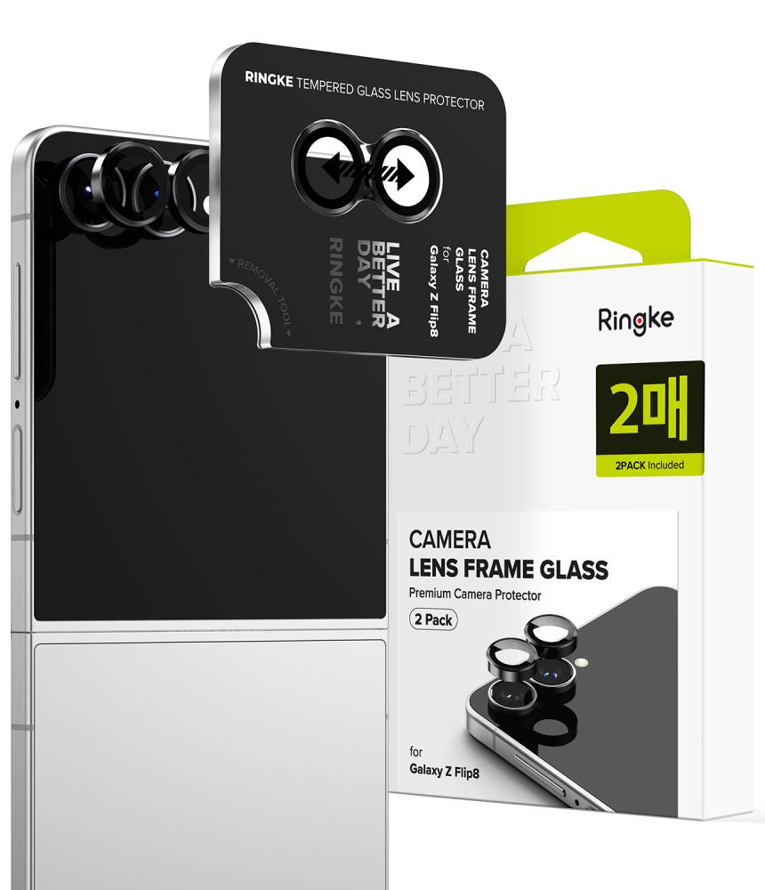 Ringke Samsung Galaxy Z Flip 8 Linsebeskyttelse Camera Lens Frame 2-pack