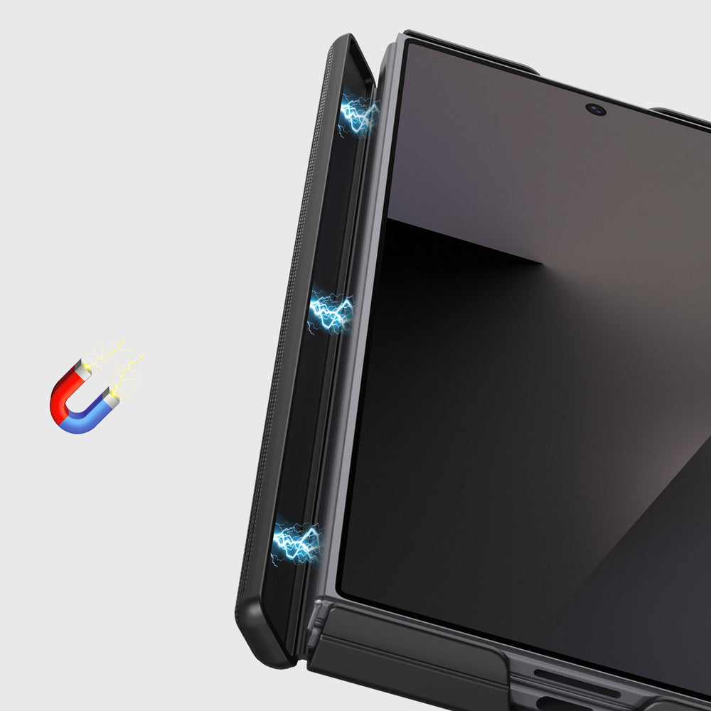 Dux Ducis Samsung Galaxy Z Fold 8 Ultra Deksel Vyne Series MagSafe Svart