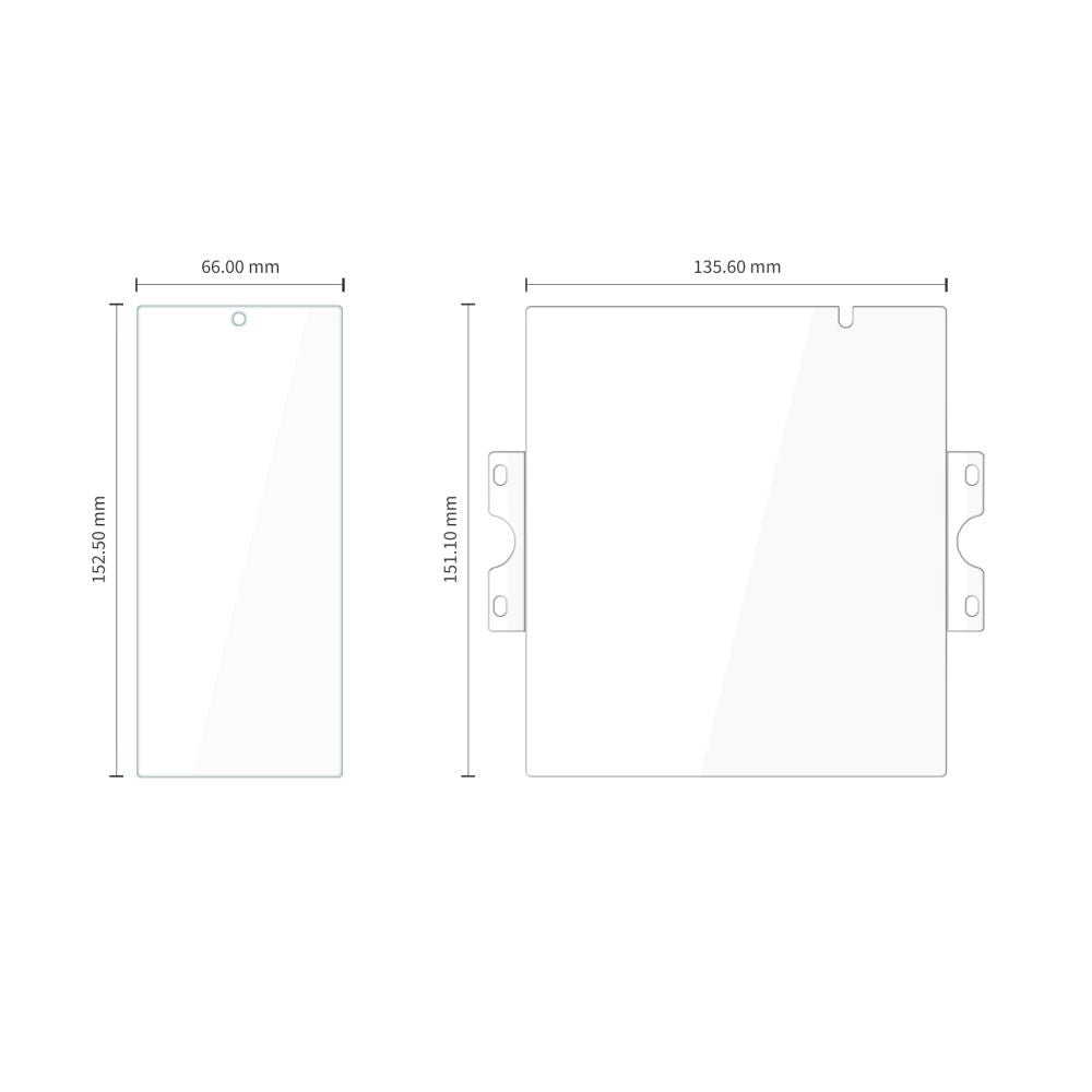 Tech-Protect Samsung Galaxy Z Fold 8 Ultra Skjermbeskytter Easy Set & Glass Fit 4-pack