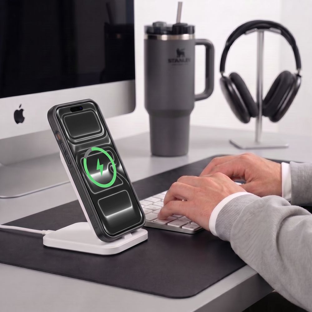 Tech-Protect iPhone 17 Pro Max/iPhone 18 Pro Max Deksel MagPrime MagSafe Matt Svart