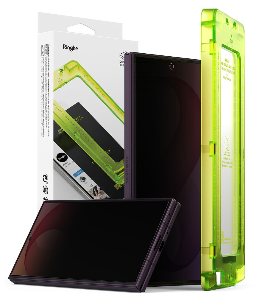 Ringke Samsung Galaxy Z Fold 8 Ultra Skjermbeskytter Easy Slide Privacy 2-pack