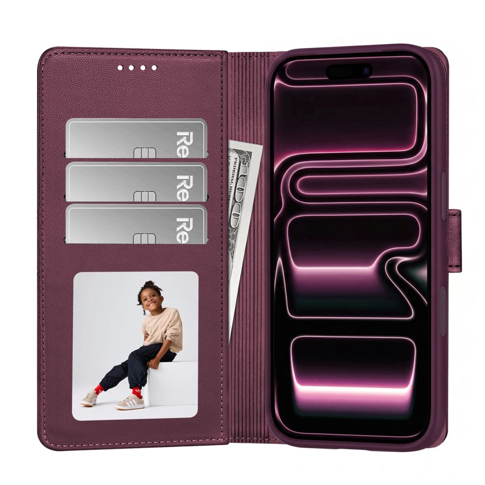Tech-Protect iPhone 17 Pro Max/iPhone 18 Pro Max Etui Wallet MagSafe Rød