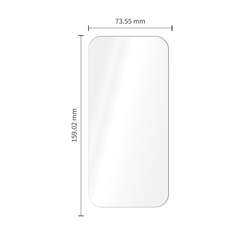 Tech-Protect iPhone 18 Pro Max Skjermbeskytter og Linsebeskyttelse Easy Set+ 2-pakning
