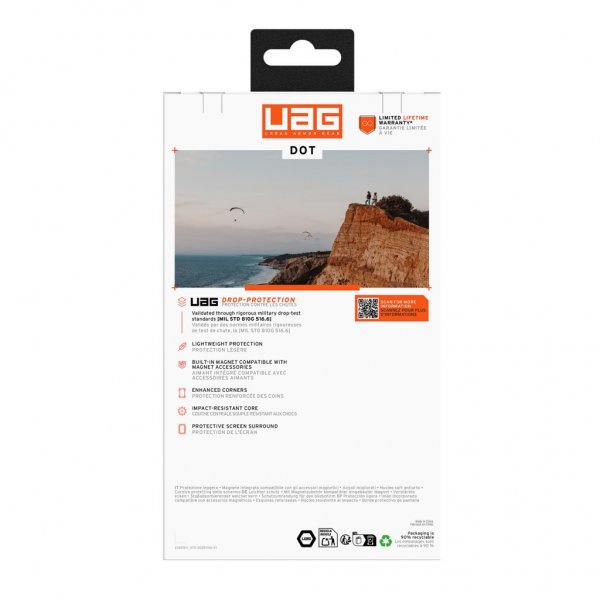 Urban Armor Gear (UAG) Samsung Galaxy S26 Ultra Deksel Dot MagSafe True Clear Ice/Ash