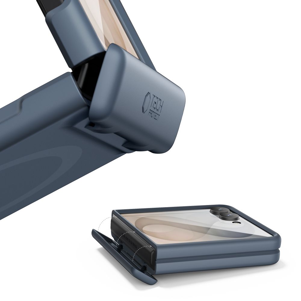 Tech-Protect Samsung Galaxy Z Flip 8 Deksel Aura MagSafe Blå
