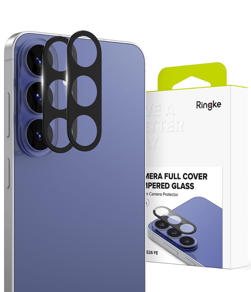 Ringke Samsung Galaxy S26 FE Linsebeskyttelse Full Cover 2-pack