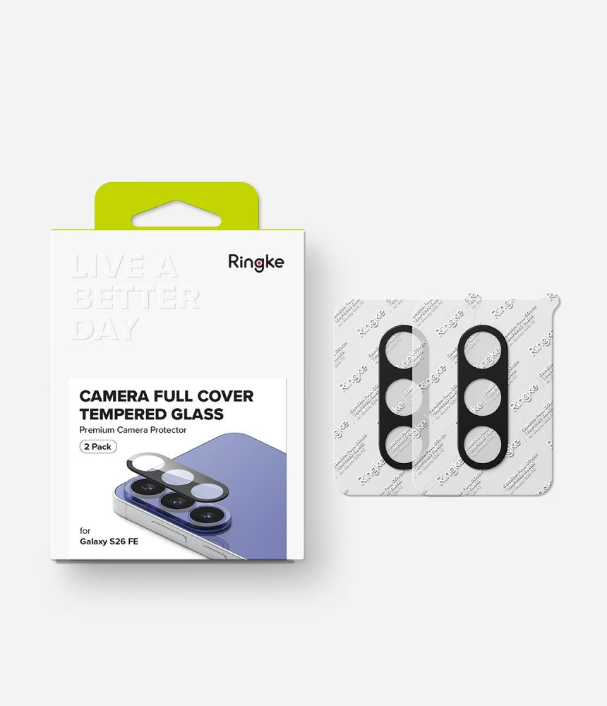 Ringke Samsung Galaxy S26 FE Linsebeskyttelse Full Cover 2-pack