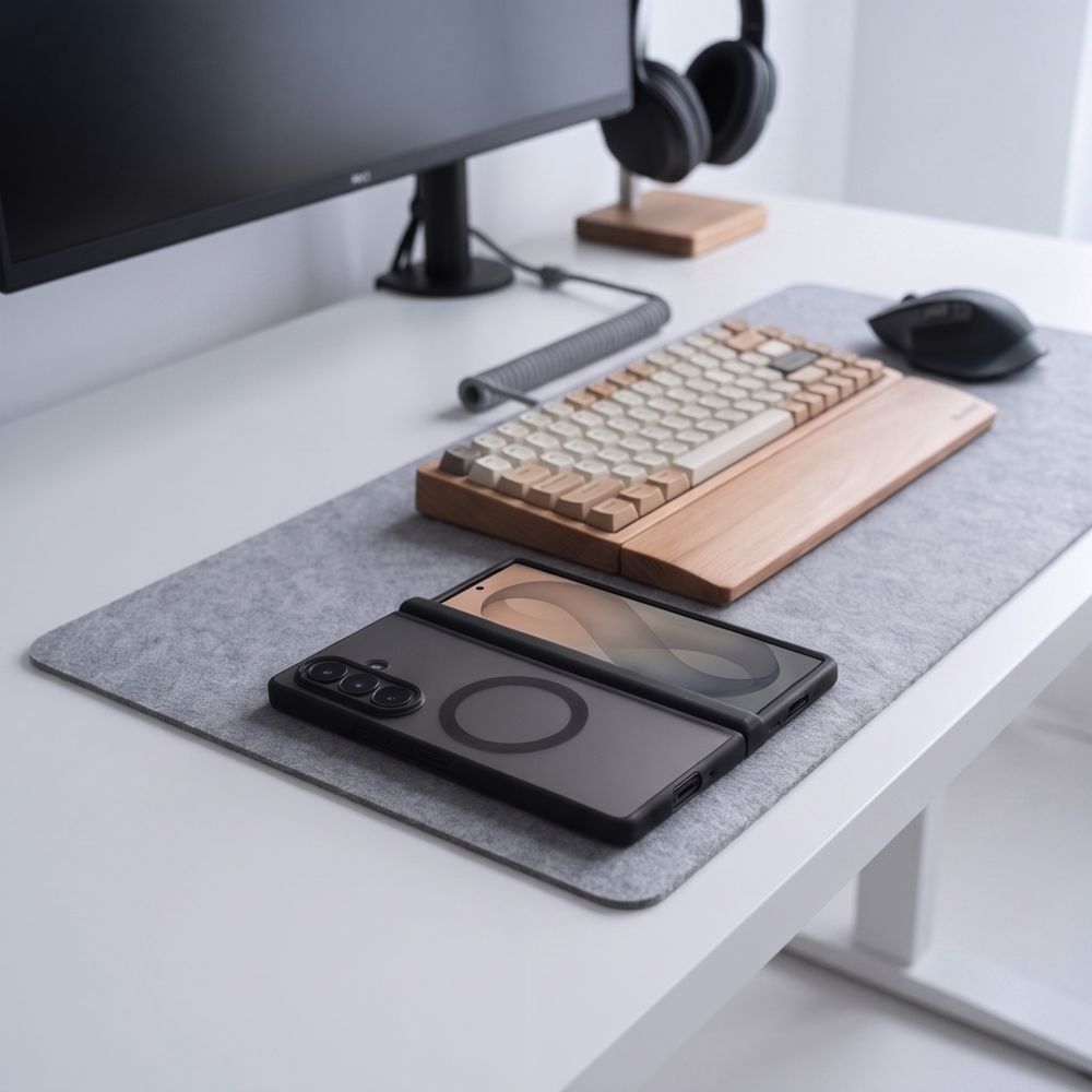 Tech-Protect Samsung Galaxy Z Fold 8 Ultra Deksel MagPeak MagSafe Svart