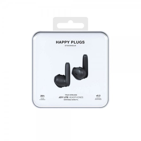 Happy Plugs Hodetelefoner Joy Lite In-Ear TWS Svart