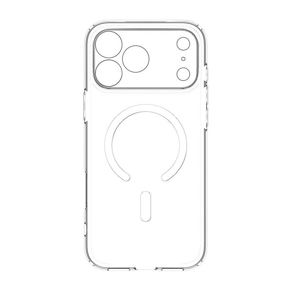 Rvelon iPhone 17 Pro Max Deksel MagSafe Transparent