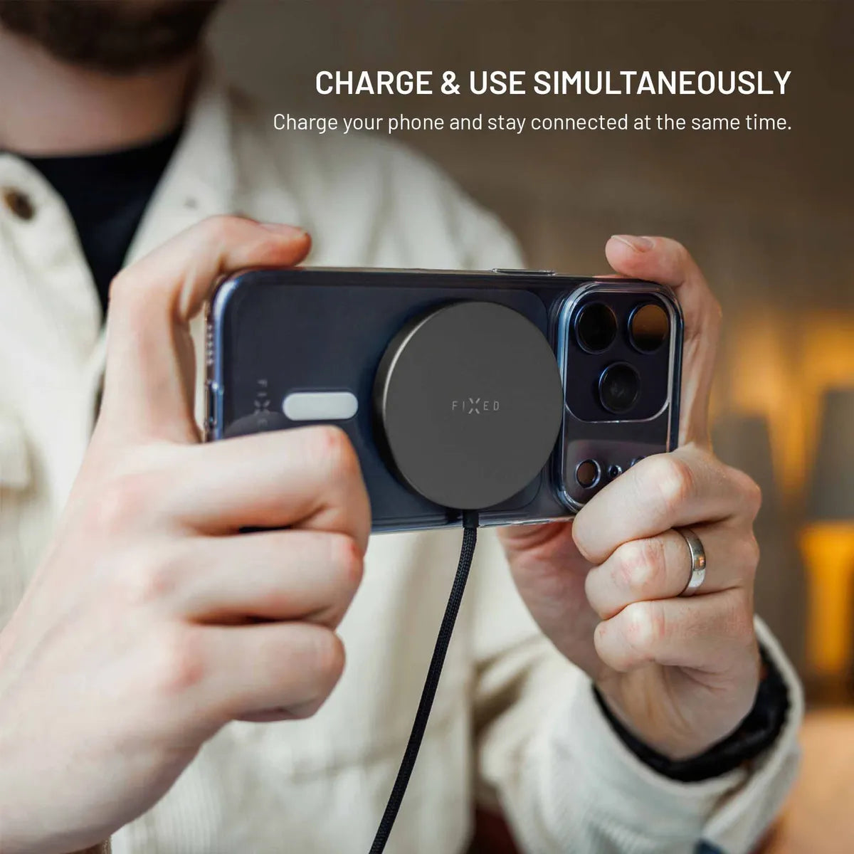 Fixed Trådløs lader MagPad Slim Qi2.2 25W