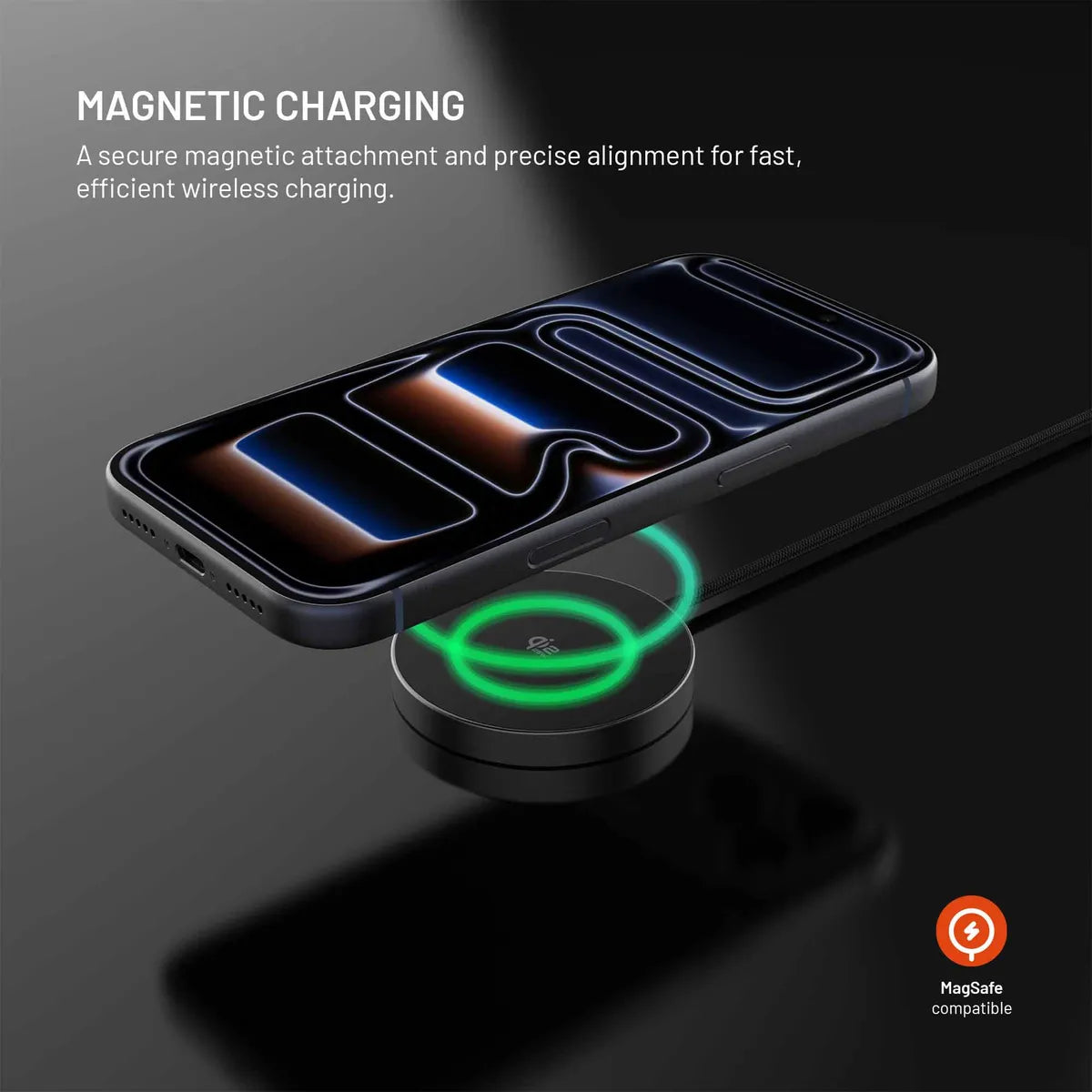 Fixed Trådløs lader MagPad Slim Qi2.2 25W