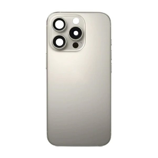 iPhone 16 Pro Baksideglass med smådeler - Naturlig Titan