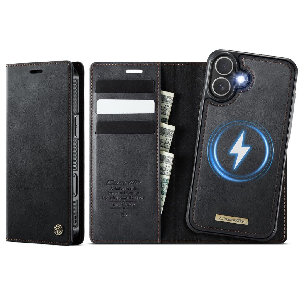 CaseMe iPhone 17 Etui C49 Series Svart